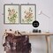 Stupell Industries Vintage Leaves & Bloom 2 pc Framed Giclee Wall Art Set Design by Lanie Loreth